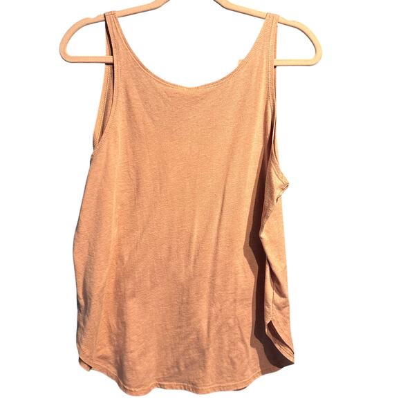 Graphic Tank Size Large Blush Funny Coffee Shop Fainting Goat Spring Hill TN - Picture 2 of 7